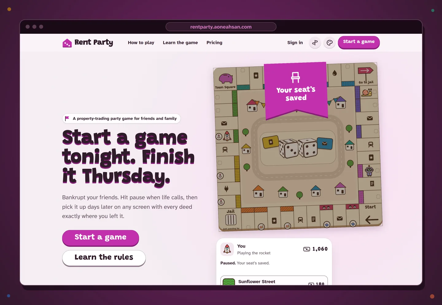 Rent Party, as it appeared when captured
